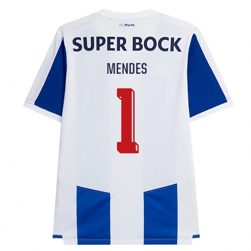 Danxen Damen Francisco Mendes #1 Blau Weiß Rot Heimtrikot Trikot 2026/27 T-Shirt Schweiz
