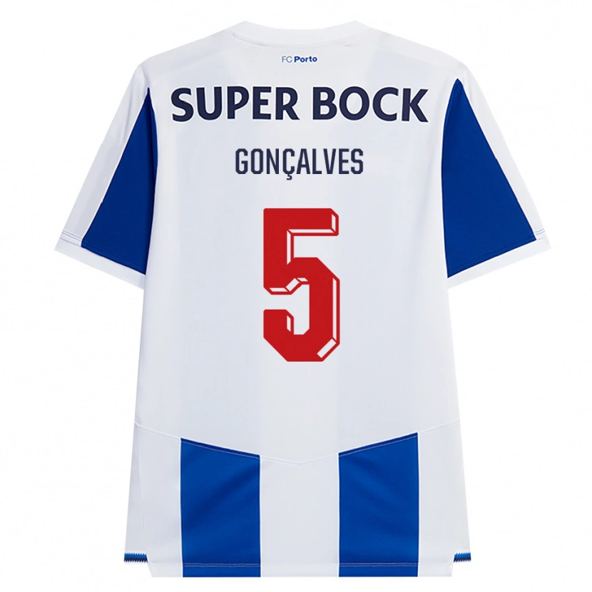 Danxen Damen Martim Gonçalves #5 Blau Weiß Rot Heimtrikot Trikot 2026/27 T-Shirt Schweiz