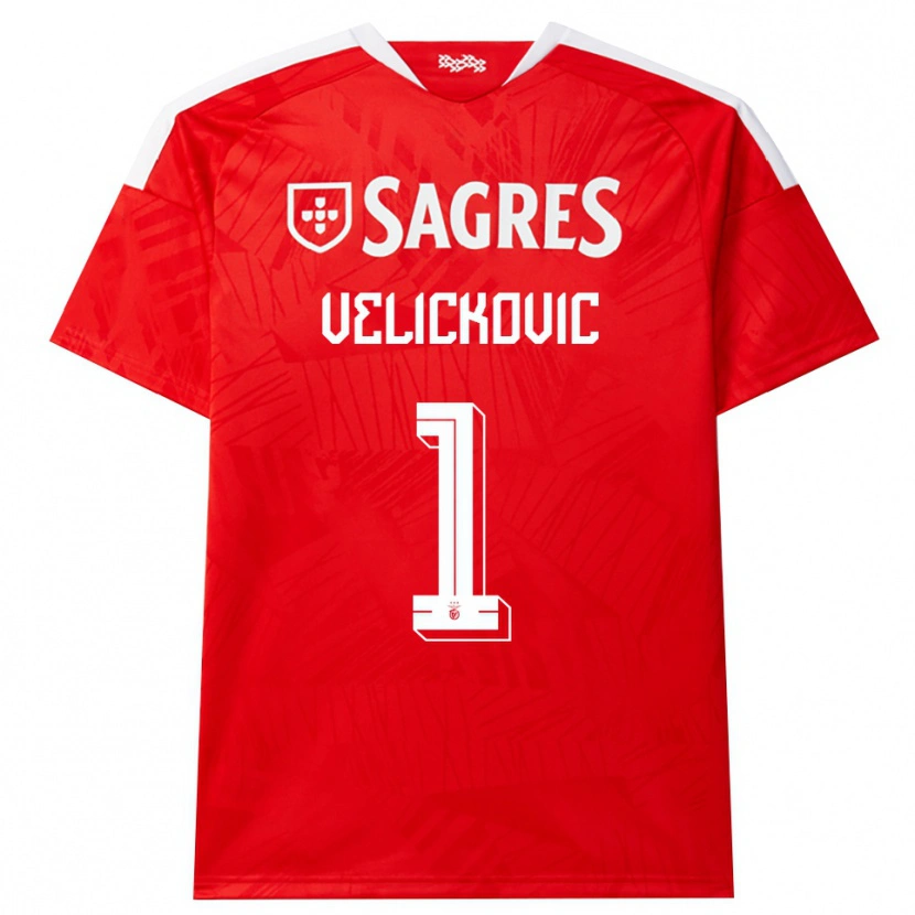Danxen Damen Luka Velickovic #1 Rot Weiß Gelb Heimtrikot Trikot 2026/27 T-Shirt Schweiz