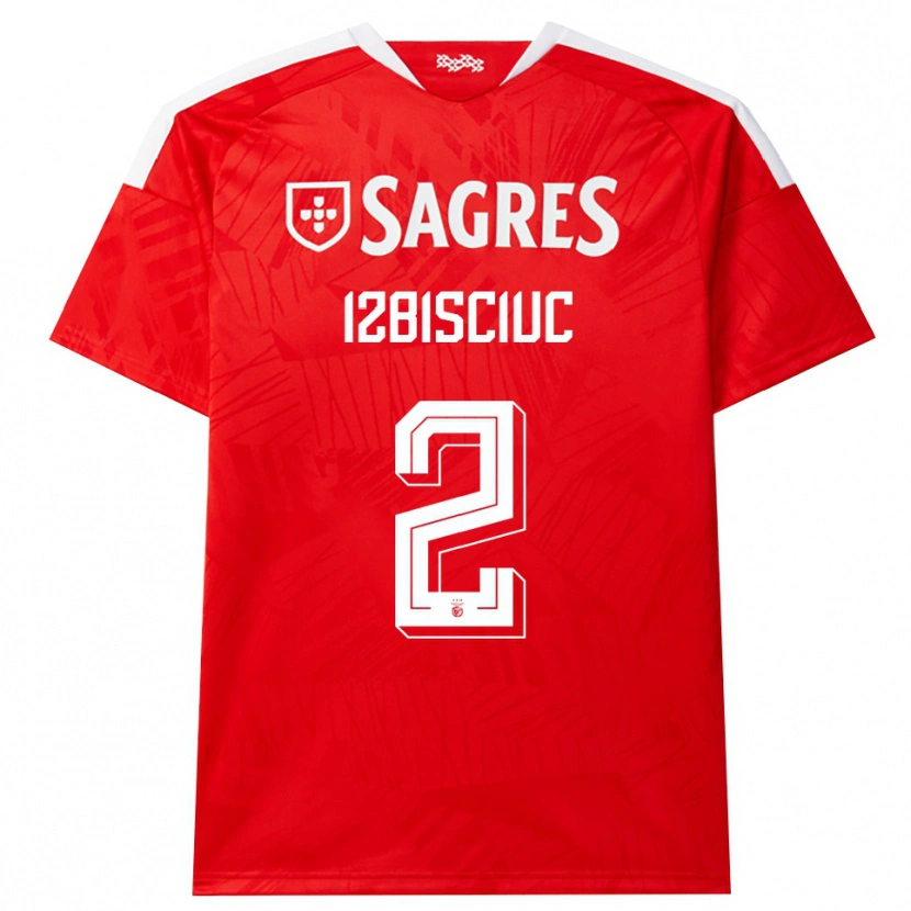 Danxen Damen Pedro Izbisciuc #2 Rot Weiß Gelb Heimtrikot Trikot 2026/27 T-Shirt Schweiz