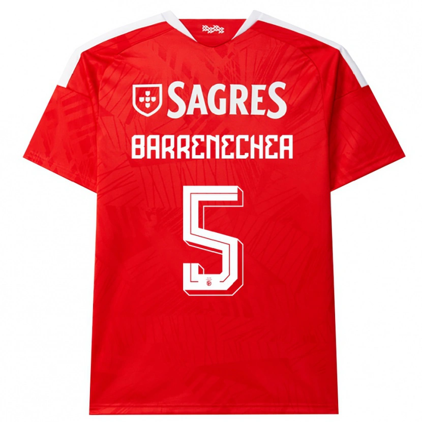Danxen Damen Enzo Barrenechea #5 Rot Weiß Gelb Heimtrikot Trikot 2026/27 T-Shirt Schweiz