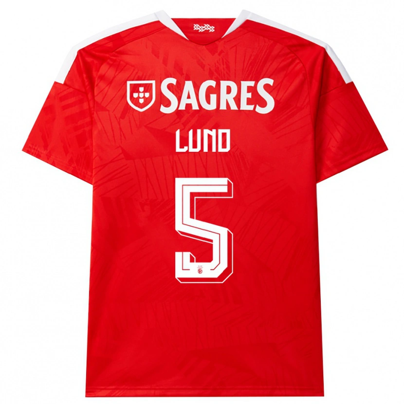 Danxen Damen Marit Lund #5 Rot Weiß Gelb Heimtrikot Trikot 2026/27 T-Shirt Schweiz