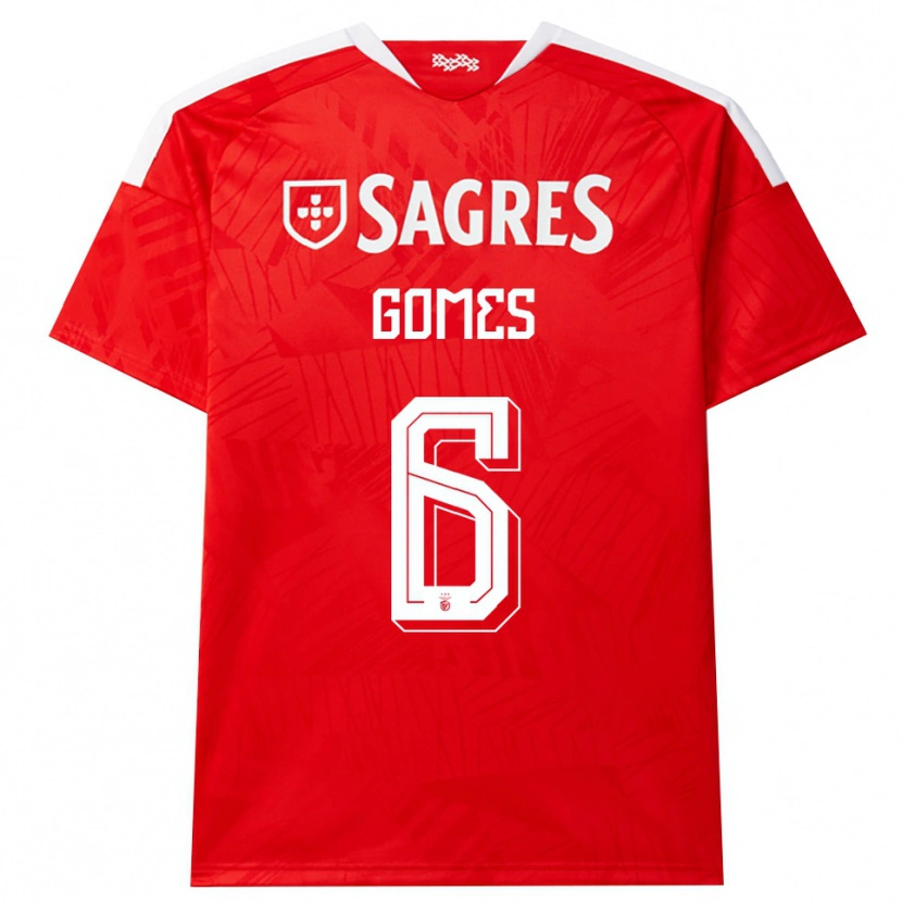 Danxen Damen Hugo Gomes #6 Rot Weiß Gelb Heimtrikot Trikot 2026/27 T-Shirt Schweiz
