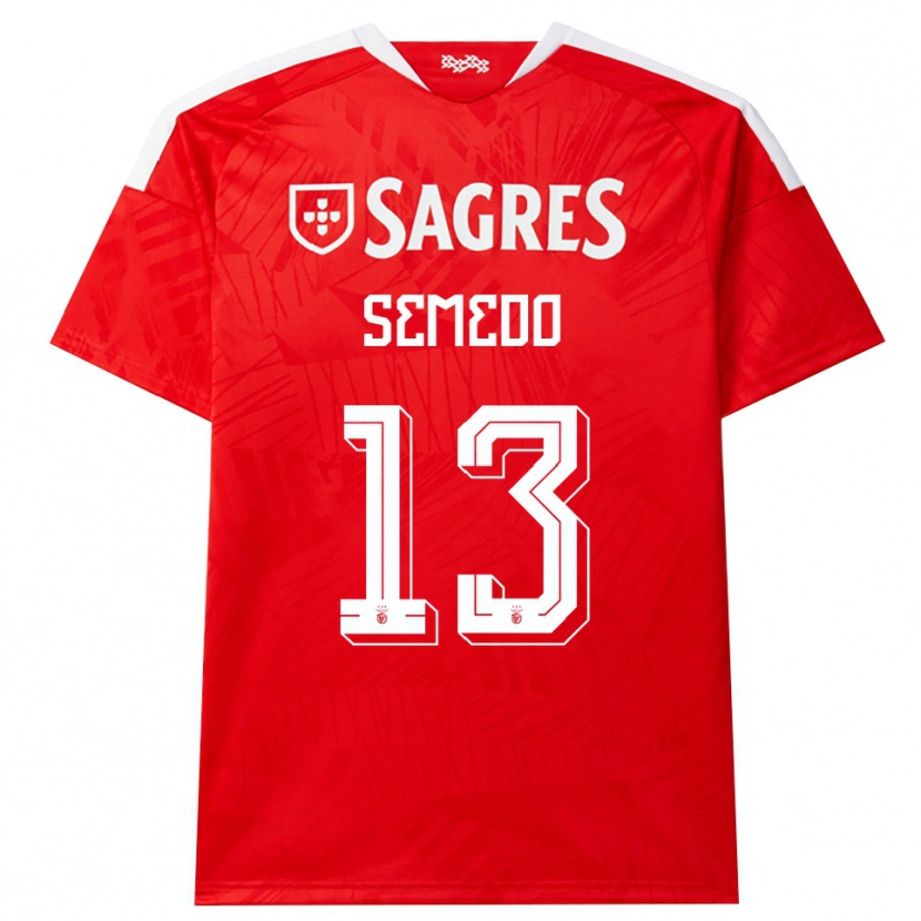 Danxen Damen Benjamim Semedo #13 Rot Weiß Gelb Heimtrikot Trikot 2026/27 T-Shirt Schweiz