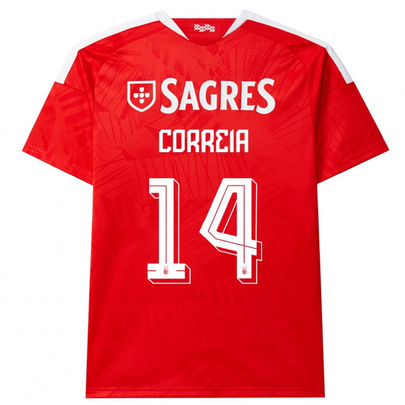 Danxen Damen Rúben Correia #14 Rot Weiß Gelb Heimtrikot Trikot 2026/27 T-Shirt Schweiz