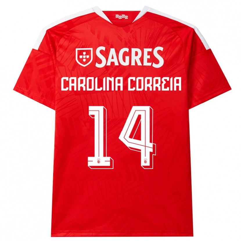 Danxen Damen Carolina Correia #14 Rot Weiß Gelb Heimtrikot Trikot 2026/27 T-Shirt Schweiz