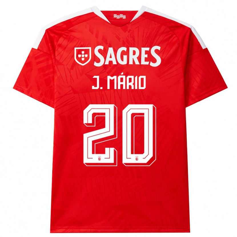 Danxen Damen Joao Mario #20 Rot Weiß Gelb Heimtrikot Trikot 2026/27 T-Shirt Schweiz