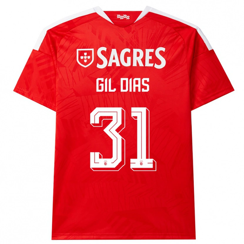 Danxen Damen Gil Dias #31 Rot Weiß Gelb Heimtrikot Trikot 2026/27 T-Shirt Schweiz
