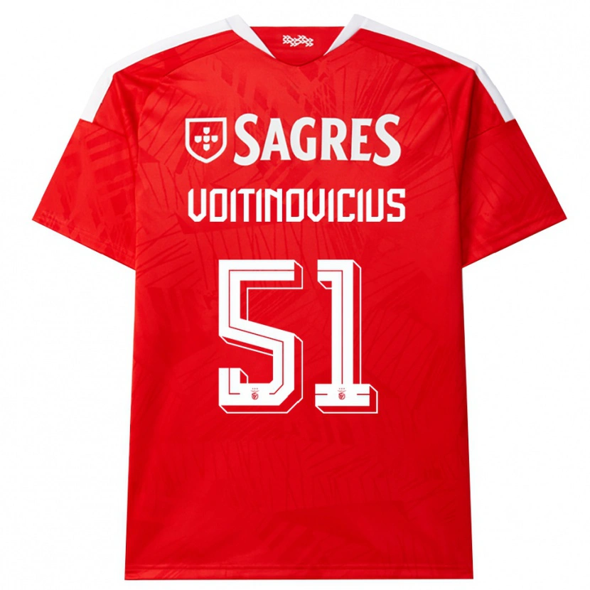 Danxen Damen Arnas Voitinovičius #51 Rot Weiß Gelb Heimtrikot Trikot 2026/27 T-Shirt Schweiz