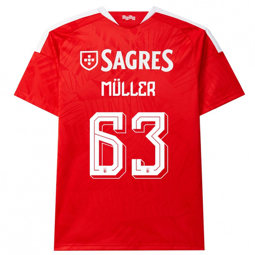 Danxen Damen José Müller #63 Rot Weiß Gelb Heimtrikot Trikot 2026/27 T-Shirt Schweiz
