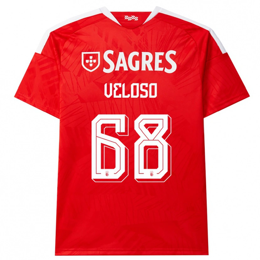 Danxen Damen João Veloso #68 Rot Weiß Gelb Heimtrikot Trikot 2026/27 T-Shirt Schweiz