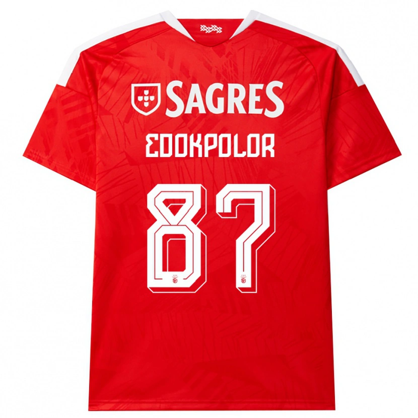 Danxen Damen Peter Edokpolor #87 Rot Weiß Gelb Heimtrikot Trikot 2026/27 T-Shirt Schweiz