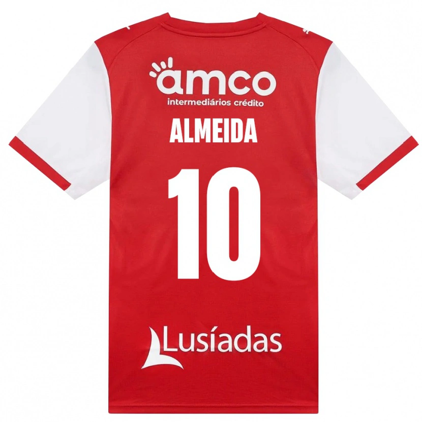 Danxen Damen Vitória Almeida #10 Weiß Rot Schwarz Heimtrikot Trikot 2026/27 T-Shirt Schweiz