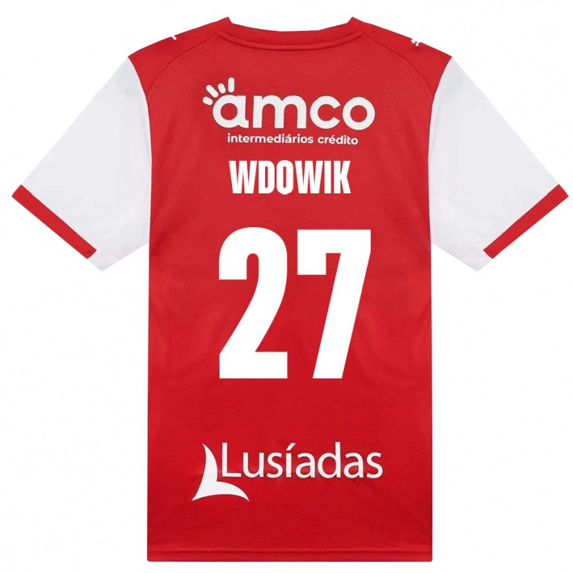 Danxen Damen Bartlomiej Wdowik #27 Weiß Rot Schwarz Heimtrikot Trikot 2026/27 T-Shirt Schweiz