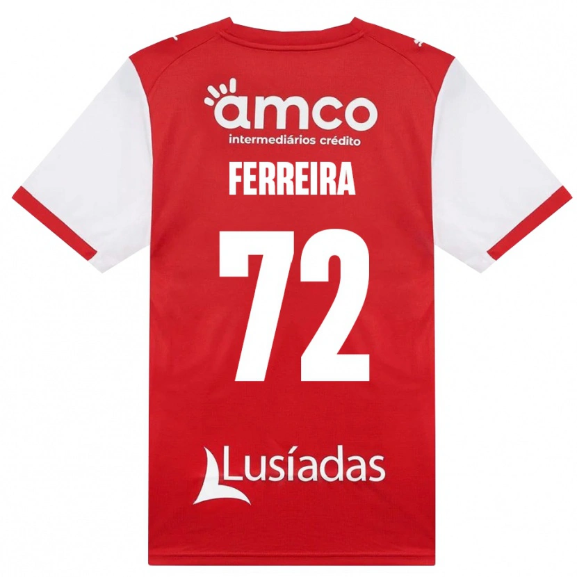 Danxen Damen André Ferreira #72 Weiß Rot Schwarz Heimtrikot Trikot 2026/27 T-Shirt Schweiz