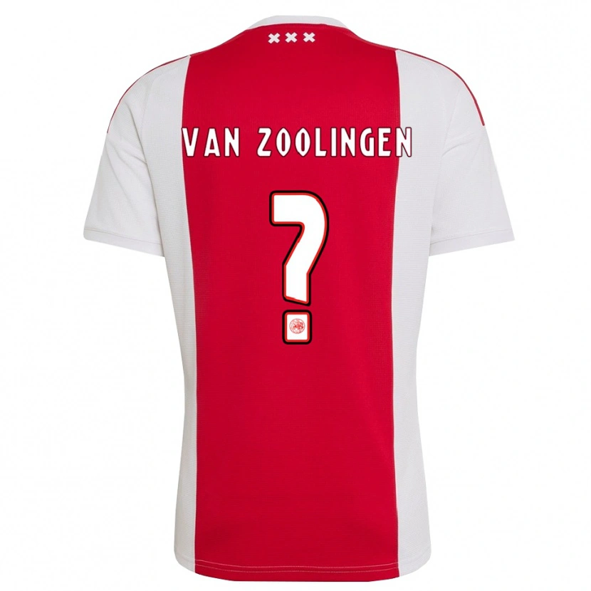 Danxen Damen Glenn Van Zoolingen #0 Rot Weiß Gelb Heimtrikot Trikot 2026/27 T-Shirt Schweiz