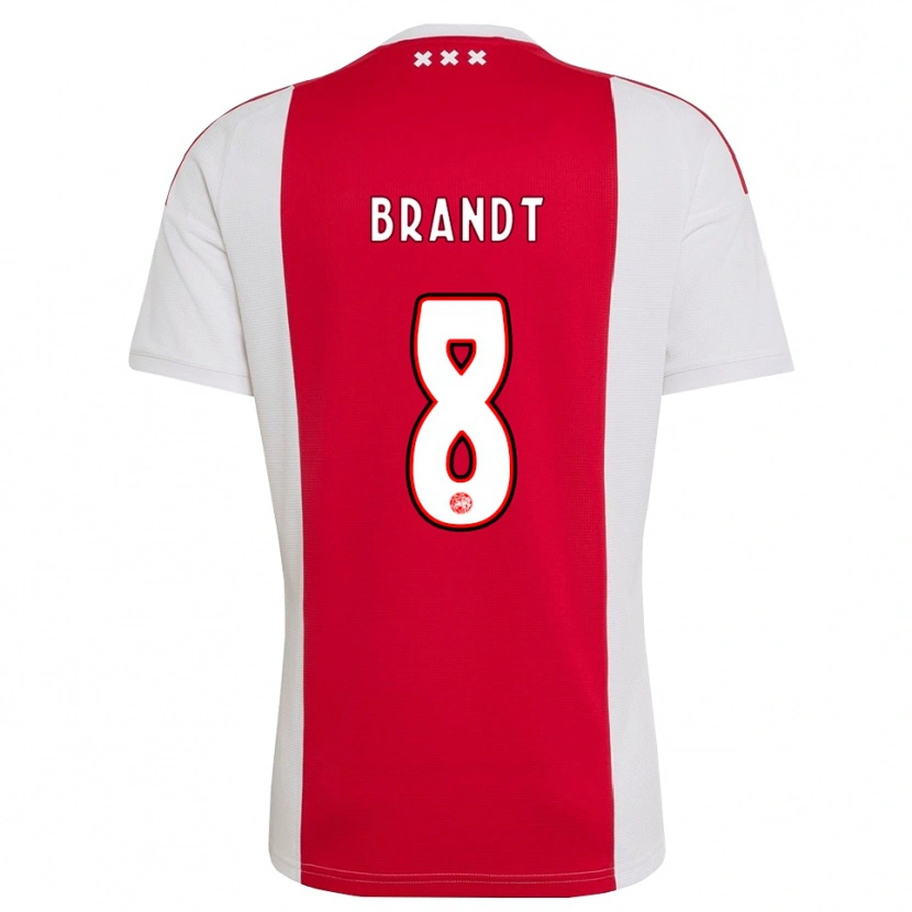 Danxen Damen Julian Brandt #8 Rot Weiß Gelb Heimtrikot Trikot 2026/27 T-Shirt Schweiz