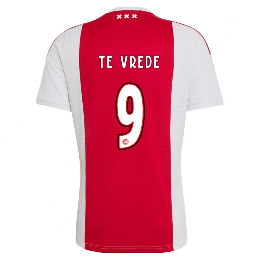 Danxen Damen Mitchell Te Vrede #9 Rot Weiß Gelb Heimtrikot Trikot 2026/27 T-Shirt Schweiz