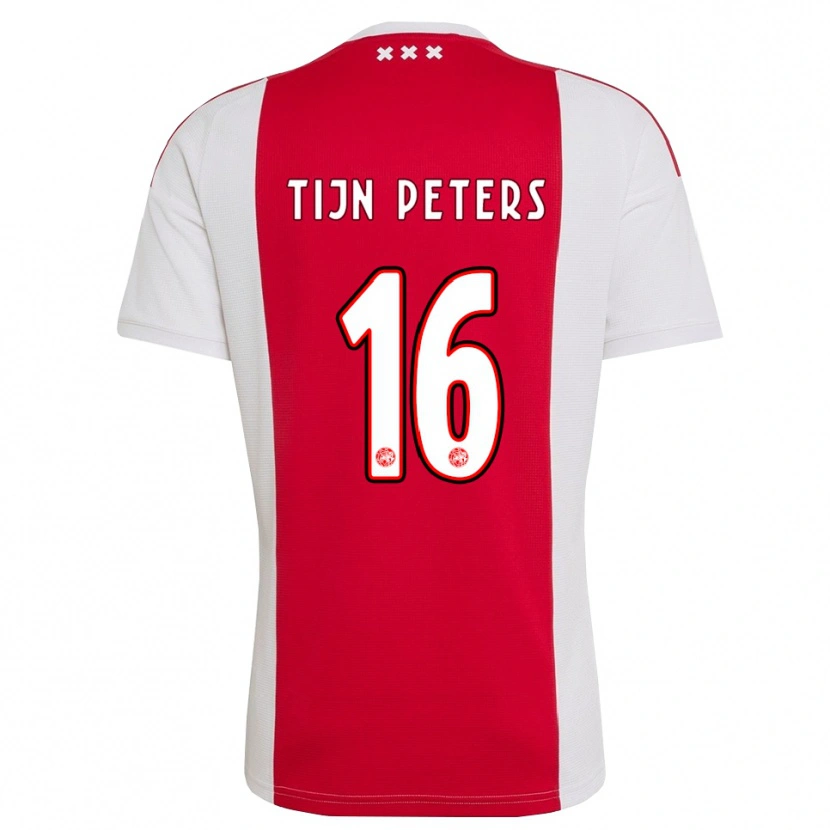 Danxen Damen Tijn Peters #16 Rot Weiß Gelb Heimtrikot Trikot 2026/27 T-Shirt Schweiz