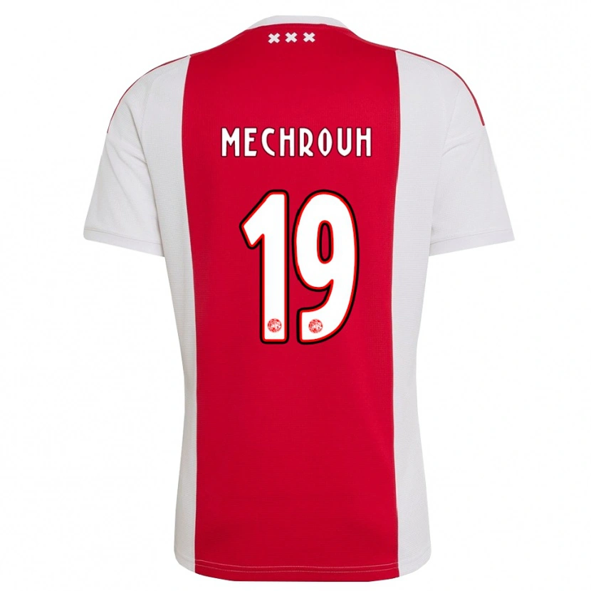 Danxen Damen Elias Mechrouh #19 Rot Weiß Gelb Heimtrikot Trikot 2026/27 T-Shirt Schweiz