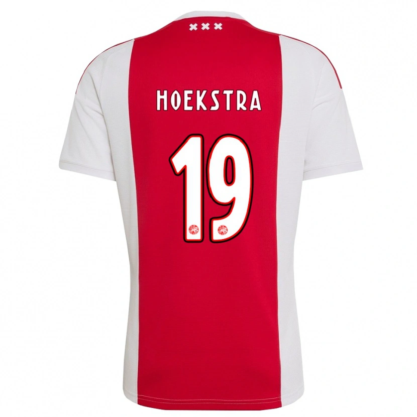 Danxen Damen Tiny Hoekstra #19 Rot Weiß Gelb Heimtrikot Trikot 2026/27 T-Shirt Schweiz