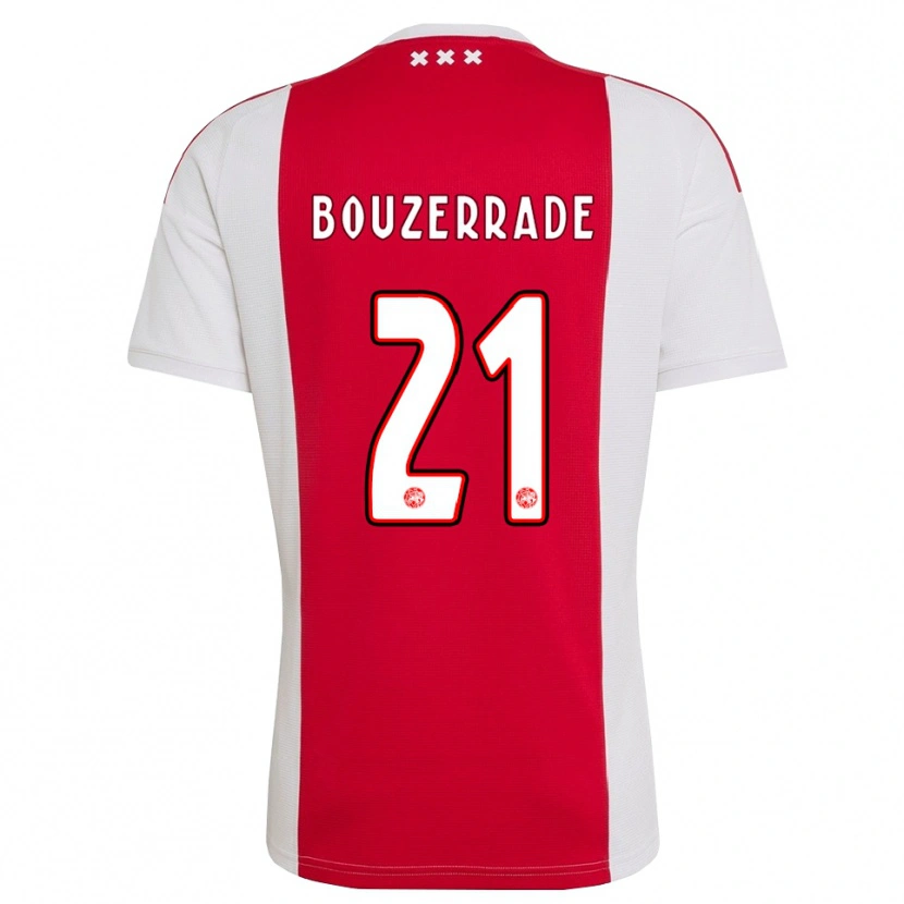Danxen Damen Zaina Bouzerrade #21 Rot Weiß Gelb Heimtrikot Trikot 2026/27 T-Shirt Schweiz