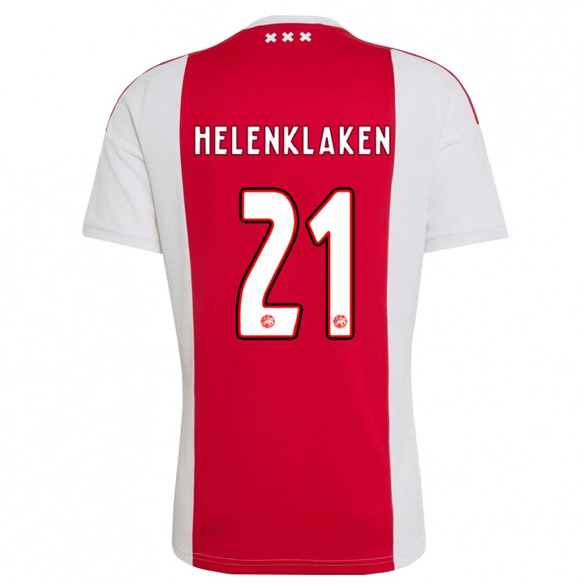 Danxen Damen Sjors Helenklaken #21 Rot Weiß Gelb Heimtrikot Trikot 2026/27 T-Shirt Schweiz