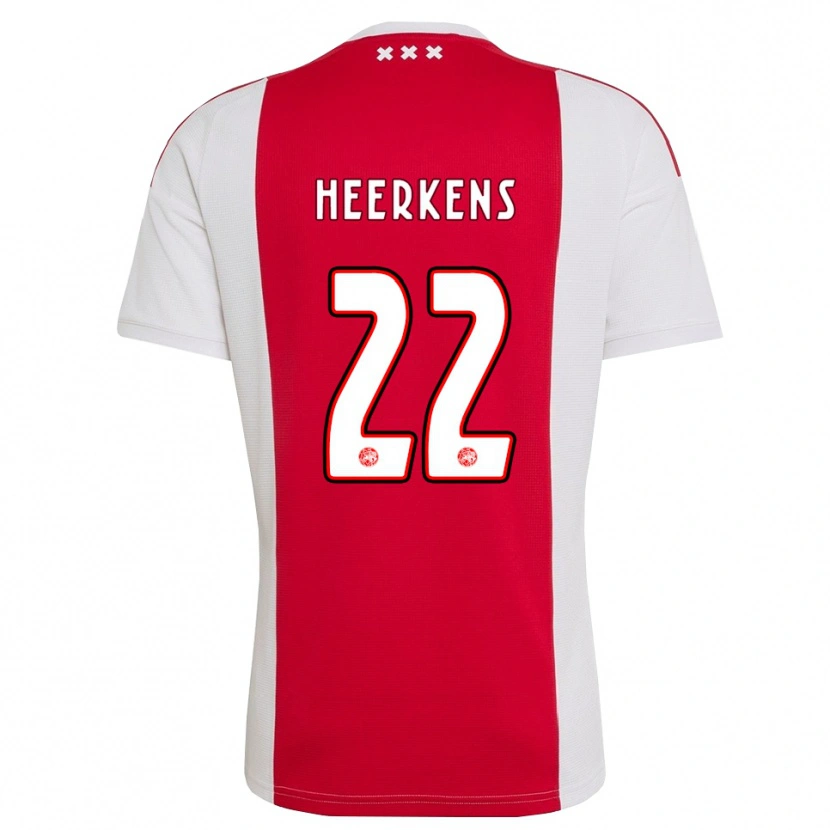 Danxen Damen Joeri Heerkens #22 Rot Weiß Gelb Heimtrikot Trikot 2026/27 T-Shirt Schweiz