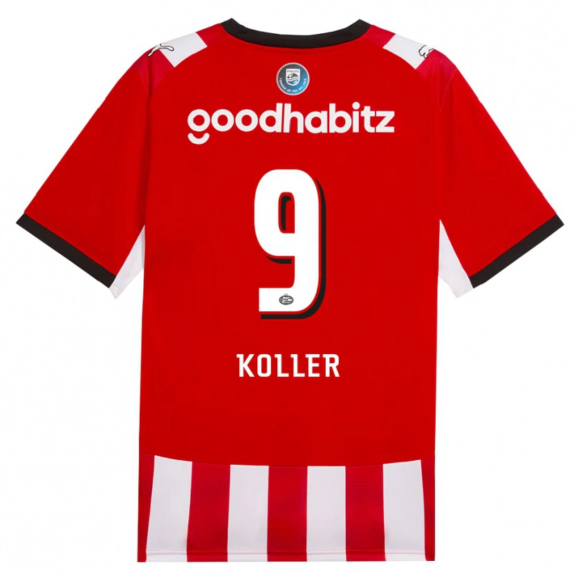 Danxen Damen Jim Koller #9 Rot Weiß Schwarz Heimtrikot Trikot 2026/27 T-Shirt Schweiz