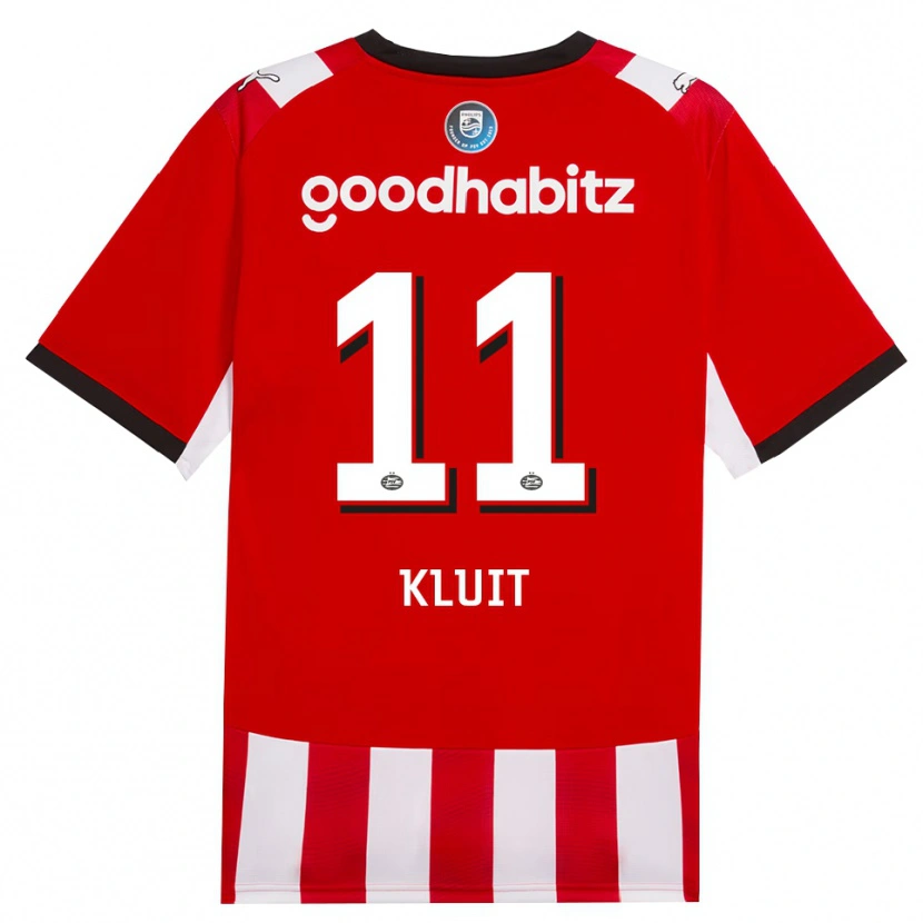 Danxen Damen Fabio Kluit #11 Rot Weiß Schwarz Heimtrikot Trikot 2026/27 T-Shirt Schweiz