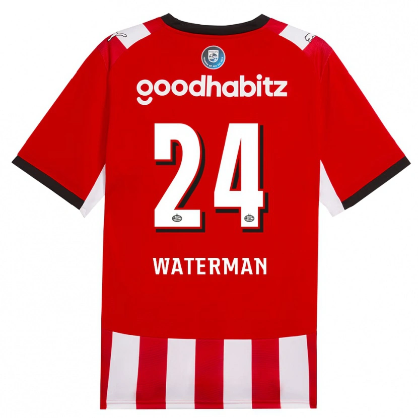Danxen Damen Boy Waterman #24 Rot Weiß Schwarz Heimtrikot Trikot 2026/27 T-Shirt Schweiz