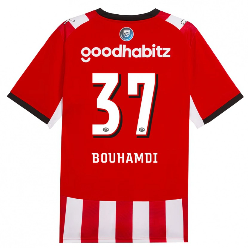 Danxen Damen Amir Bouhamdi #37 Rot Weiß Schwarz Heimtrikot Trikot 2026/27 T-Shirt Schweiz