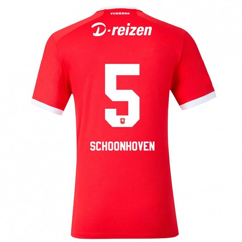 Danxen Damen Roman Schoonhoven #5 Rot Weiß Heimtrikot Trikot 2026/27 T-Shirt Schweiz