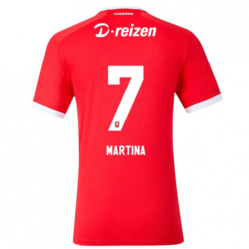 Danxen Damen Shi-Jon Martina #7 Rot Weiß Heimtrikot Trikot 2026/27 T-Shirt Schweiz