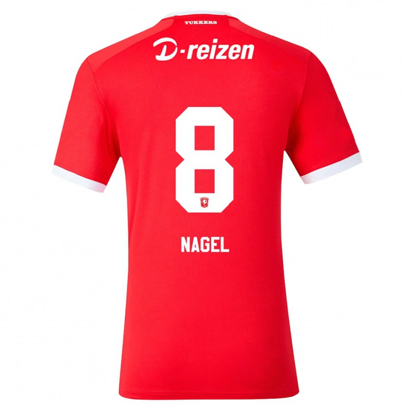 Danxen Damen Benjamin Nagel #8 Rot Weiß Heimtrikot Trikot 2026/27 T-Shirt Schweiz