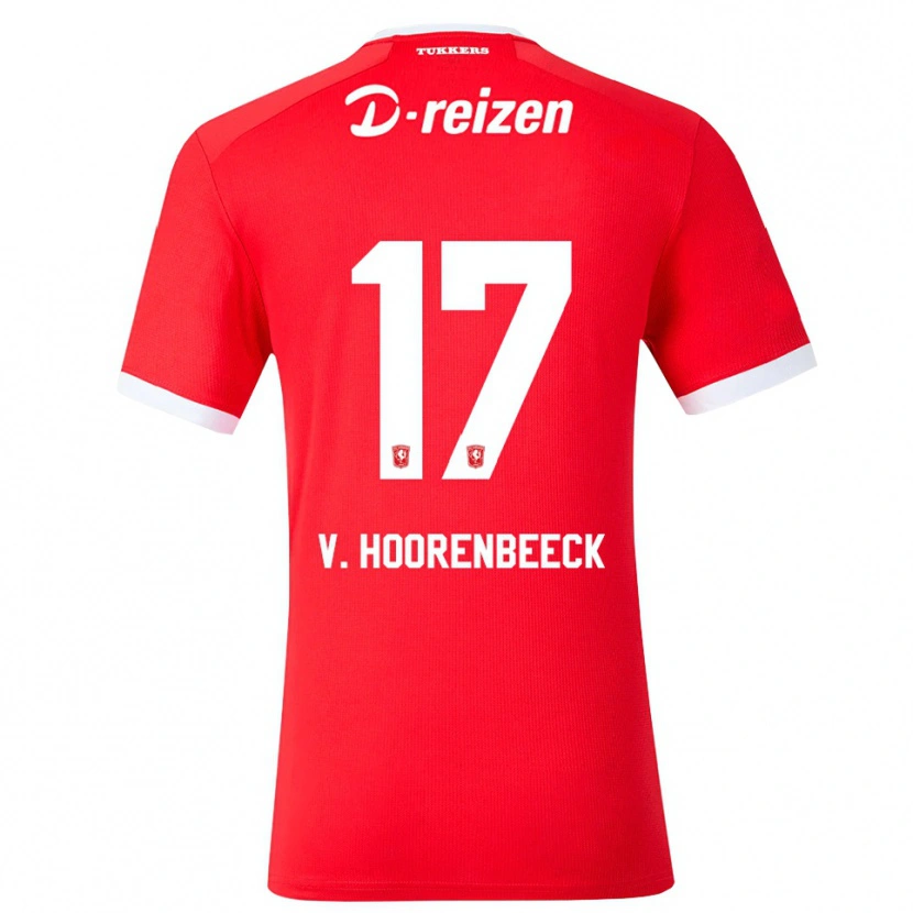Danxen Damen Alec Van Hoorenbeeck #17 Rot Weiß Heimtrikot Trikot 2026/27 T-Shirt Schweiz