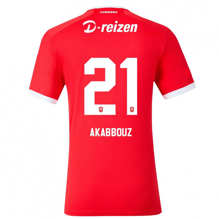 Danxen Damen Imrane Akabbouz #21 Rot Weiß Heimtrikot Trikot 2026/27 T-Shirt Schweiz