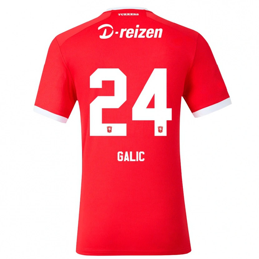 Danxen Damen Daniela Galic #24 Rot Weiß Heimtrikot Trikot 2026/27 T-Shirt Schweiz