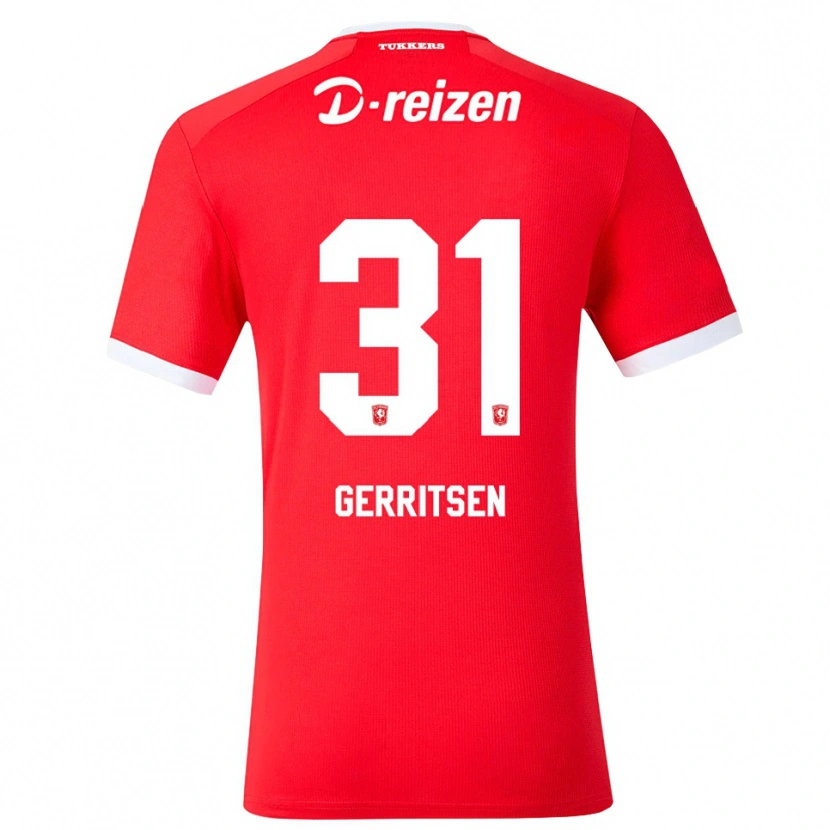 Danxen Damen Yannick Gerritsen #31 Rot Weiß Heimtrikot Trikot 2026/27 T-Shirt Schweiz