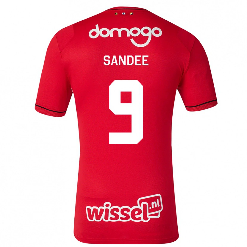 Danxen Damen Max Sandee #9 Rot Weiß Schwarz Heimtrikot Trikot 2026/27 T-Shirt Schweiz