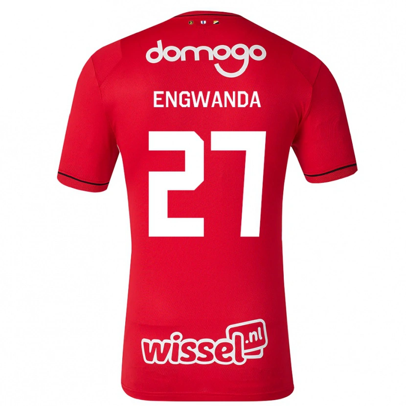 Danxen Damen Alonzo Engwanda #27 Rot Weiß Schwarz Heimtrikot Trikot 2026/27 T-Shirt Schweiz