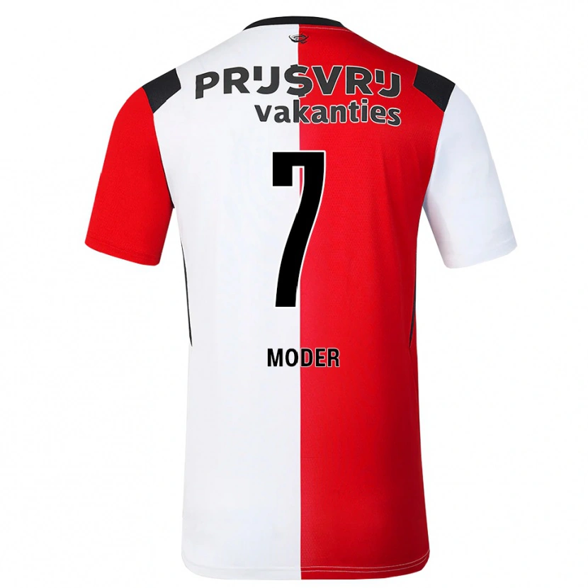 Danxen Damen Jakub Moder #7 Rot Weiß Schwarz Heimtrikot Trikot 2026/27 T-Shirt Schweiz