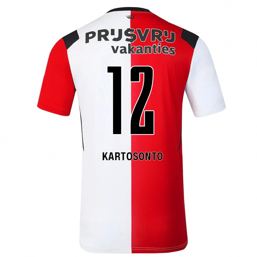 Danxen Damen Sirano Kartosonto #12 Rot Weiß Schwarz Heimtrikot Trikot 2026/27 T-Shirt Schweiz