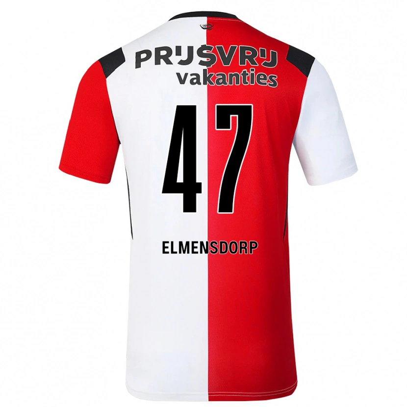 Danxen Damen Paris Elmensdorp #47 Rot Weiß Schwarz Heimtrikot Trikot 2026/27 T-Shirt Schweiz