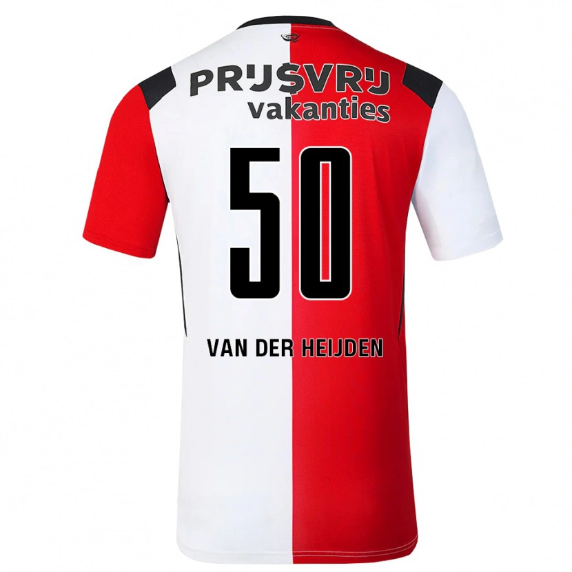Danxen Damen Delano Van Der Heijden #50 Rot Weiß Schwarz Heimtrikot Trikot 2026/27 T-Shirt Schweiz