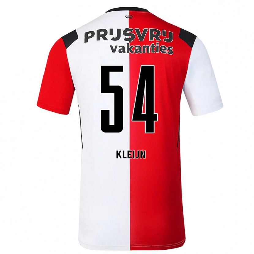 Danxen Damen Mike Kleijn #54 Rot Weiß Schwarz Heimtrikot Trikot 2026/27 T-Shirt Schweiz