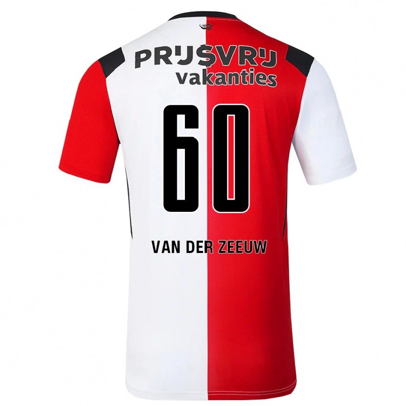 Danxen Damen Twan Van Der Zeeuw #60 Rot Weiß Schwarz Heimtrikot Trikot 2026/27 T-Shirt Schweiz