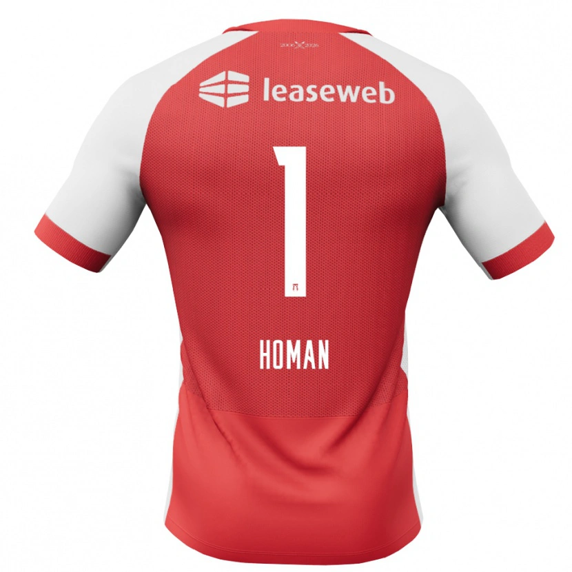 Danxen Damen Nick Homan #1 Rot Weiß Schwarz Heimtrikot Trikot 2026/27 T-Shirt Schweiz
