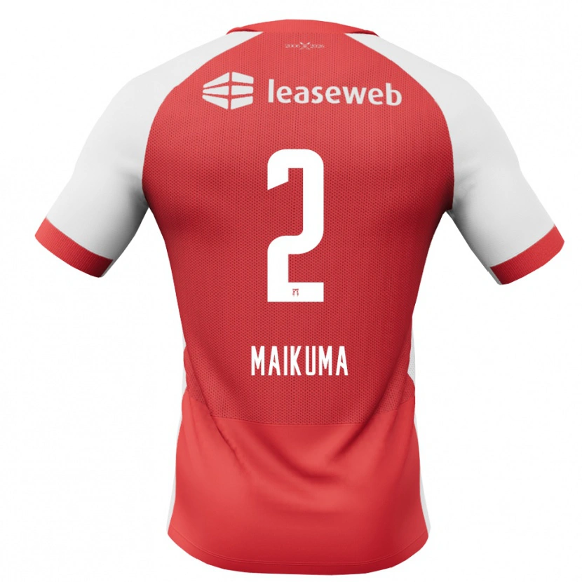 Danxen Damen Seiya Maikuma #2 Rot Weiß Schwarz Heimtrikot Trikot 2026/27 T-Shirt Schweiz