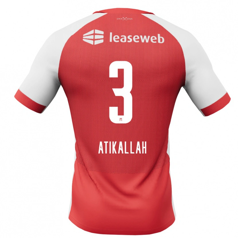 Danxen Damen Rayan Atikallah #3 Rot Weiß Schwarz Heimtrikot Trikot 2026/27 T-Shirt Schweiz